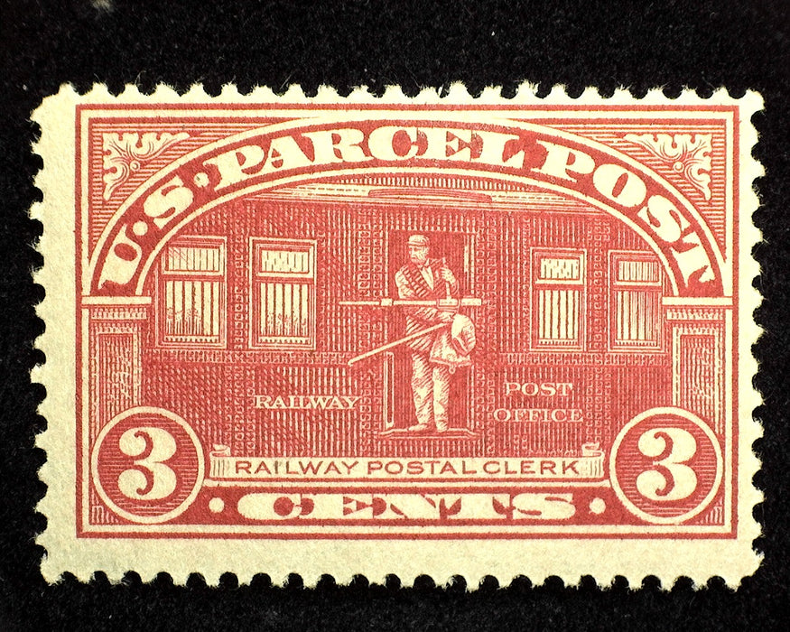 #Q3 3 cent Parcel Post F/VF LH Mint US Stamp