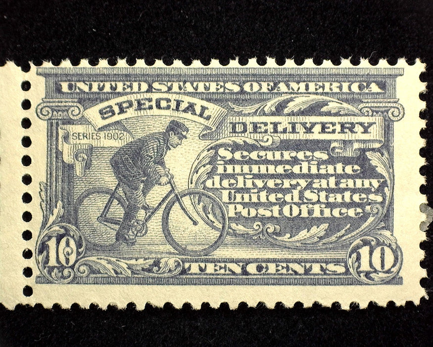 #E11 Mint 10 cent Special Delivery F LH Plate number single US Stamp