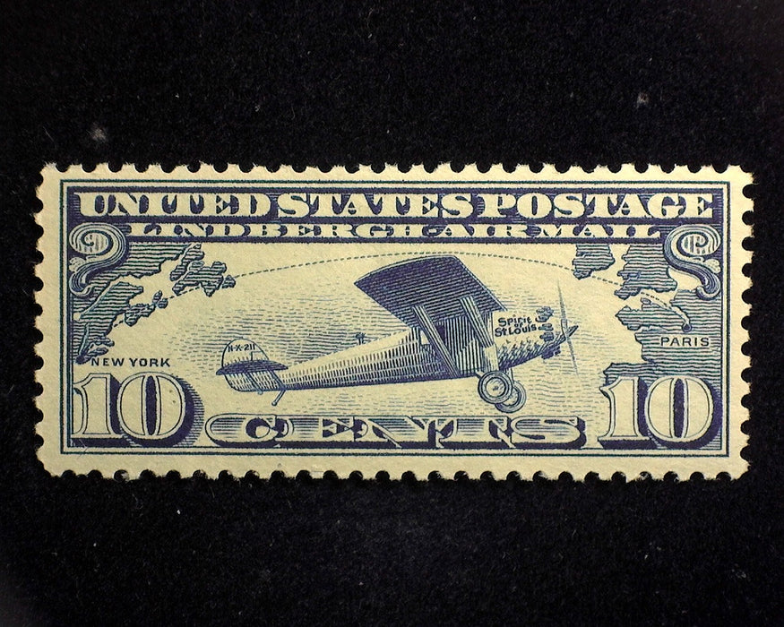 #C10 Mint 10 cent Lindberg VF/XF NH US Stamp