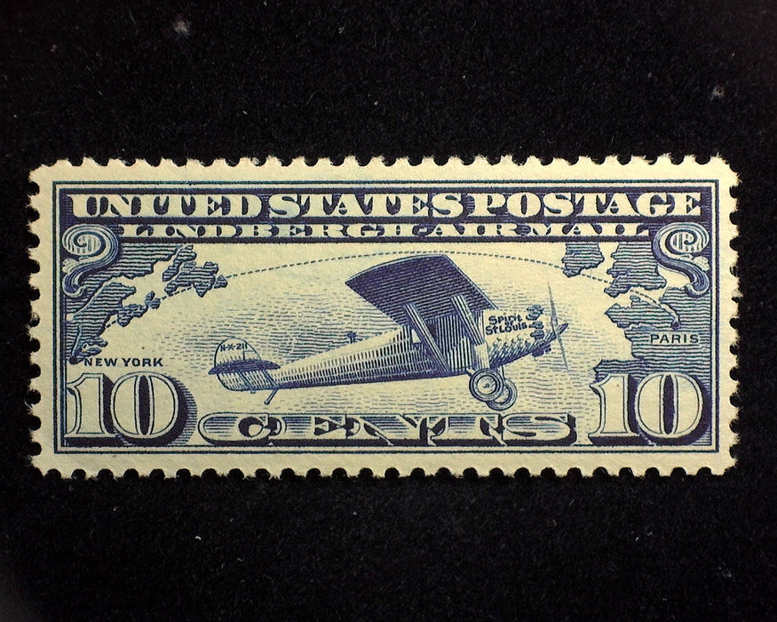 #C10 10c Lindberg Mint XF/Sup NH - US Stamp