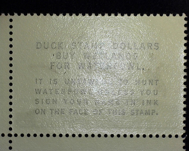 #RW32 $3.00 Hunting Permit Choice PL# single. Mint XF NH - US Stamp