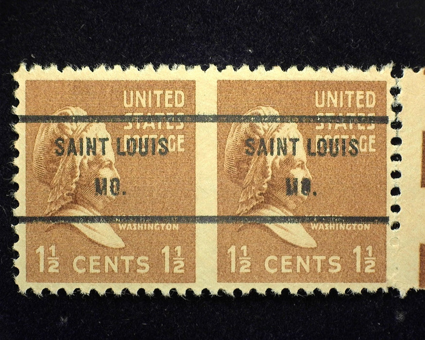 #805b Horizontal pair imperf between. Mint XF NH US Stamp