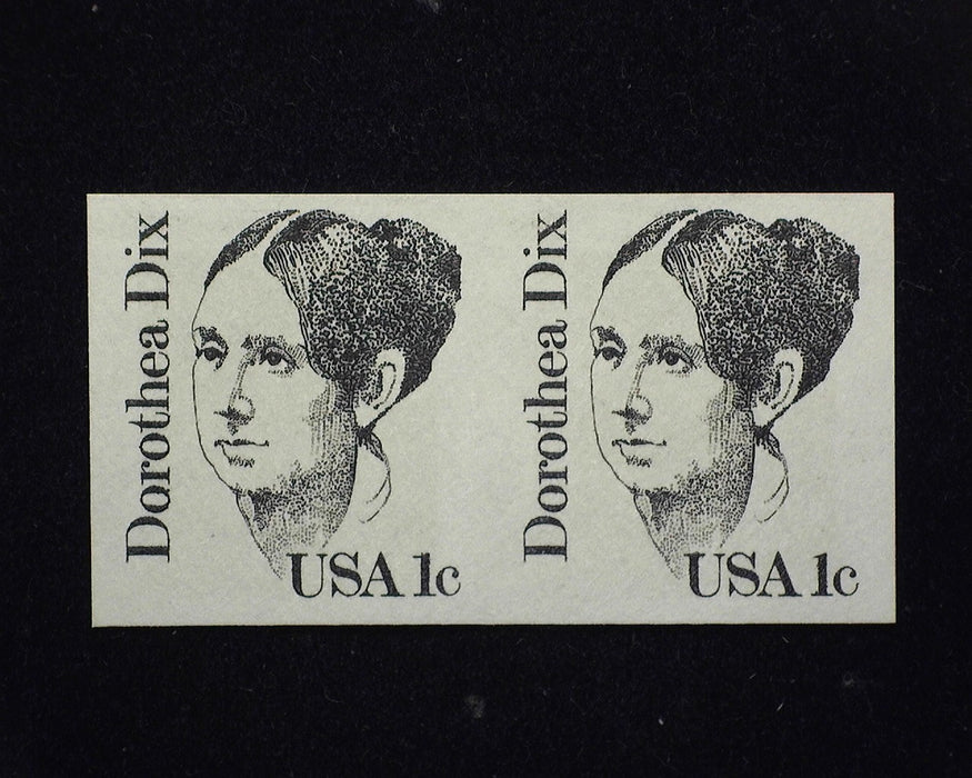 #1844a Horizontal pair imperf. Mint XF NH US Stamp