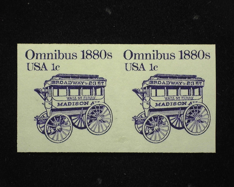 #1897a Choice horizontal imperforate pair. Mint XF NH US Stamp