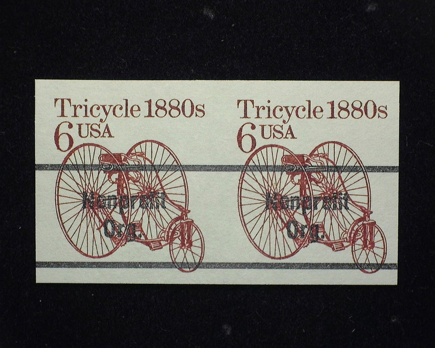 #2126b Choice horizontal imperforate pair. Mint XF NH US Stamp