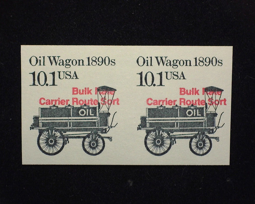 #2130b Choice horizontal imperforate pair. Mint XF NH US Stamp