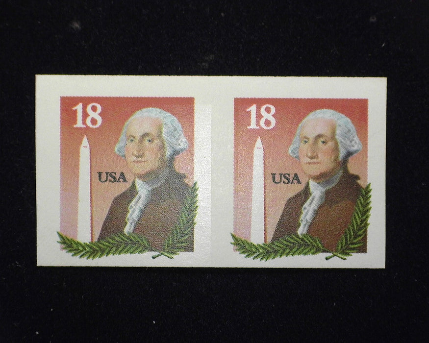 #2149b Outstanding imperforate horizontal pair. Mint XF NH US Stamp