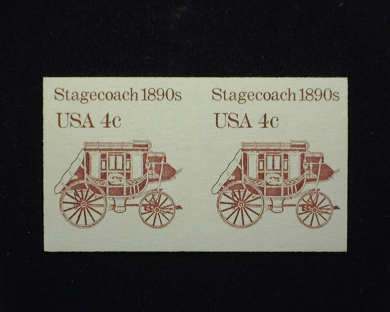 #2228b Choice imperforated horizontal pair. Mint XF NH US Stamp