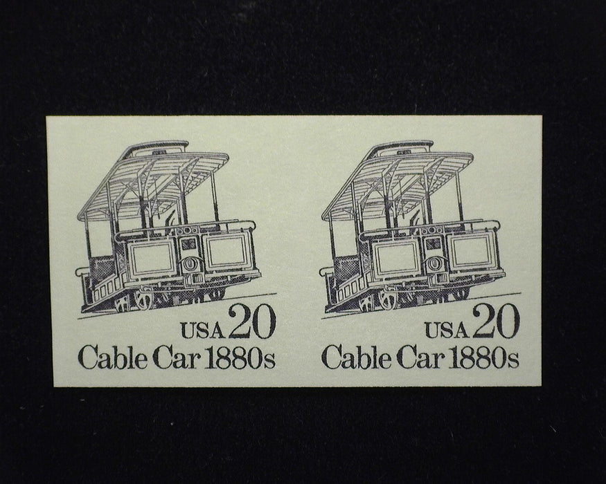#2263a Choice imperforated horizontal pair. Mint XF NH US Stamp