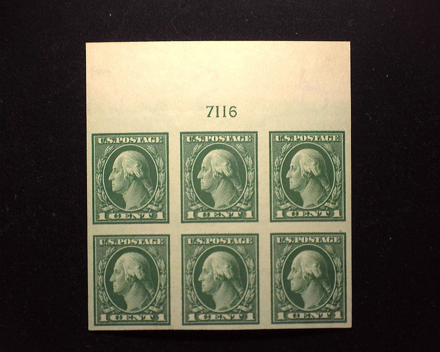 #408 Plate Block. PL# 7116. Mint XF NH US Stamp