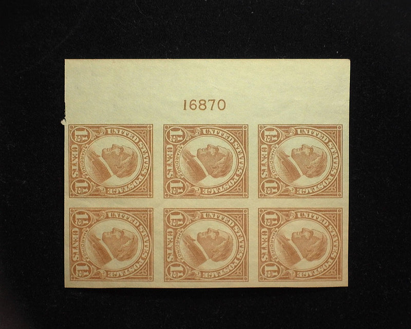 #576 Left side Plate Block #16870. Mint VF NH US Stamp