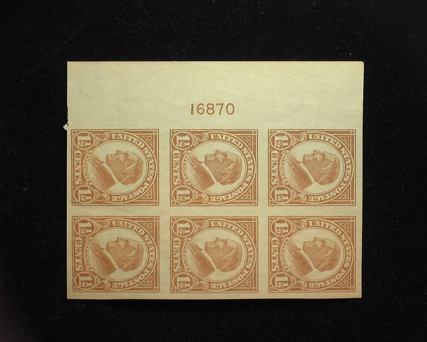 #576 Left side Plate Block #16870. Mint VF NH US Stamp