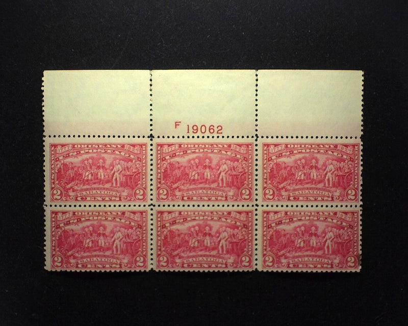 #644 2 cent Burgoyne. Plate Block #19062. Slight gum soak lower right. Mint F/VF NH US Stamp