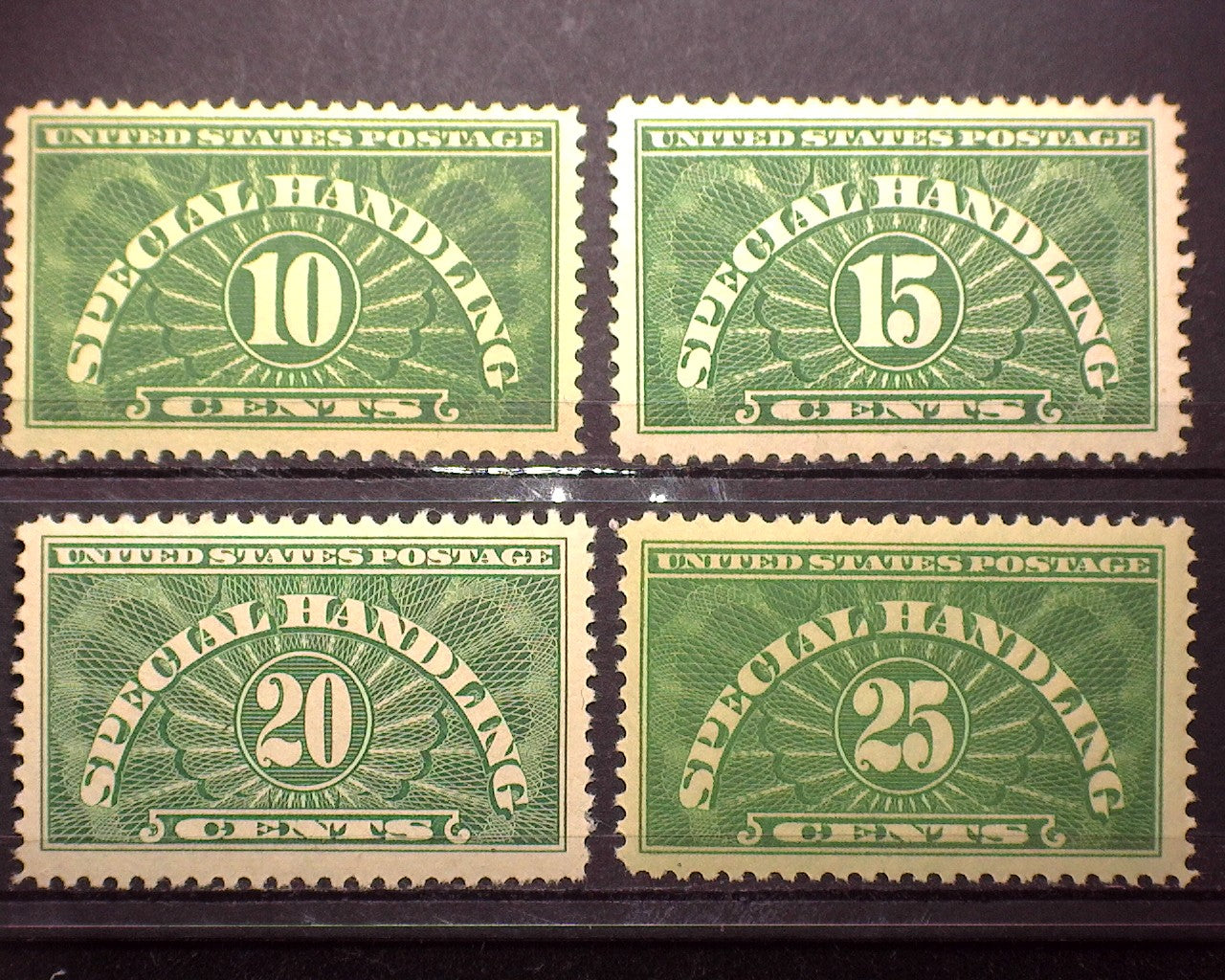 US QE-Special Handling Stamps