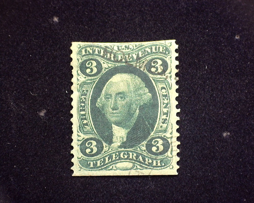 #R19b 3 Cent Telegraph. Used F/VF US Stamp