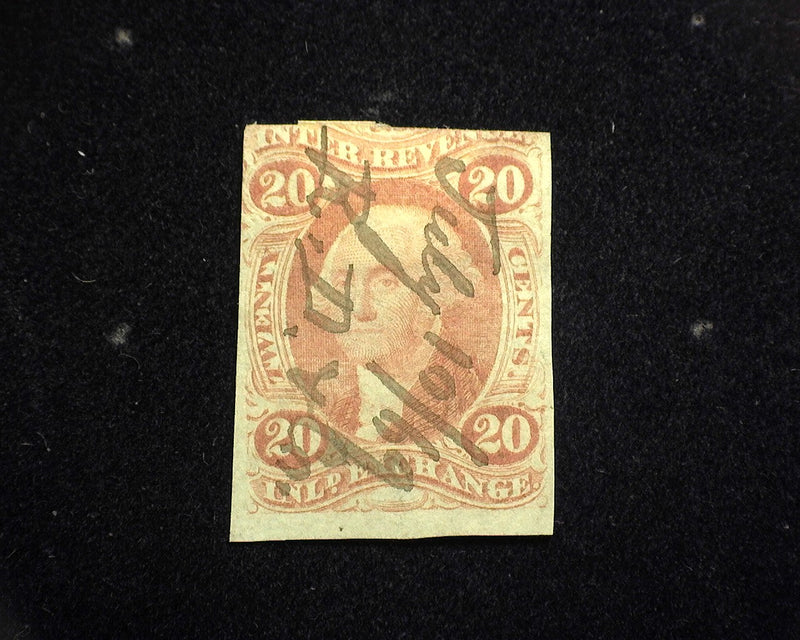 #R42a 20c Inland Exchange F Used - US Stamp