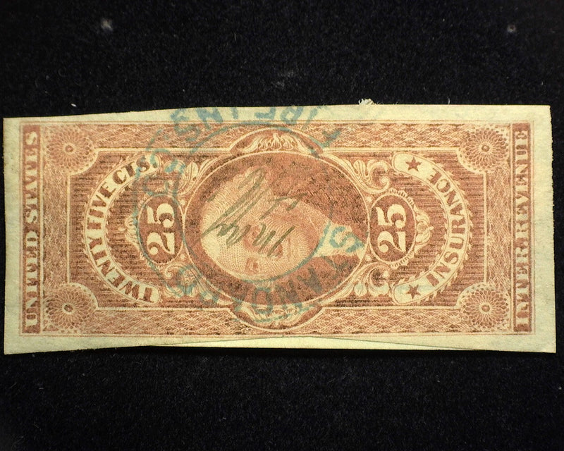 #R46a 25c Insurance VF/XF Used - US Stamp
