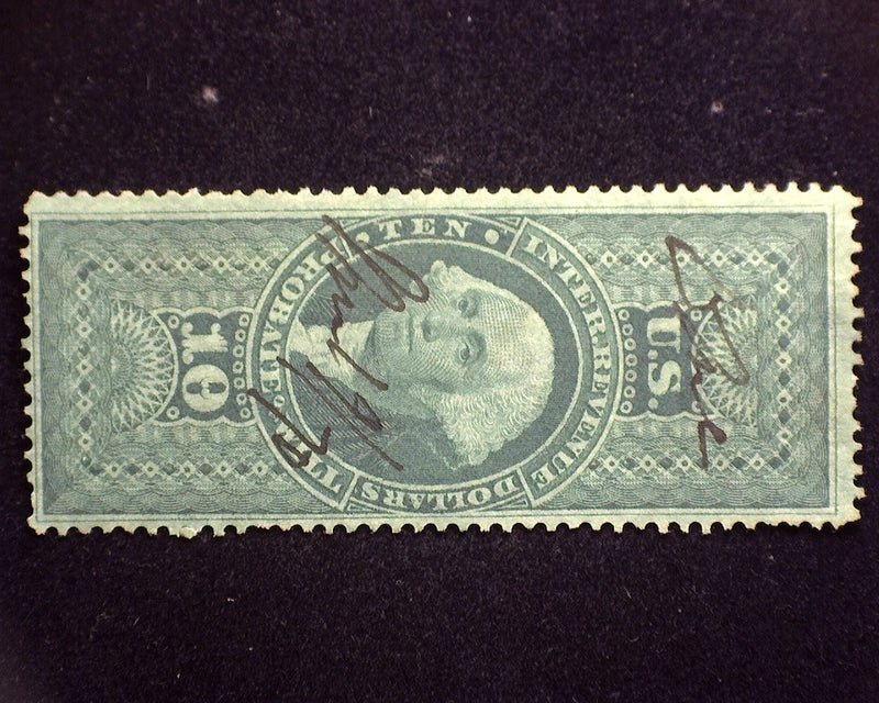 #R96c $10.00 Probate of Will. VF Used - US Stamp