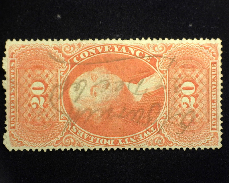 #R98c $20.00 Conveyance. VF Used - US Stamp