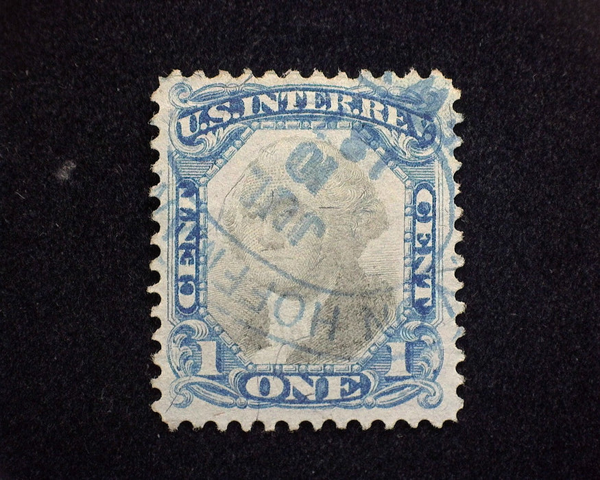 #R103  1 cent Revenue. VF Used US Stamp