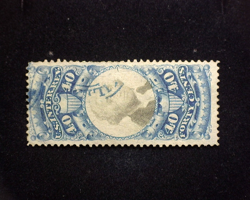 #R114 40c Internal Revenue. F/VF Used - US Stamp