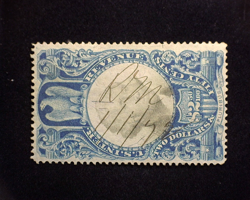 #R124 $2.50 Revenue. VF Used - US Stamp