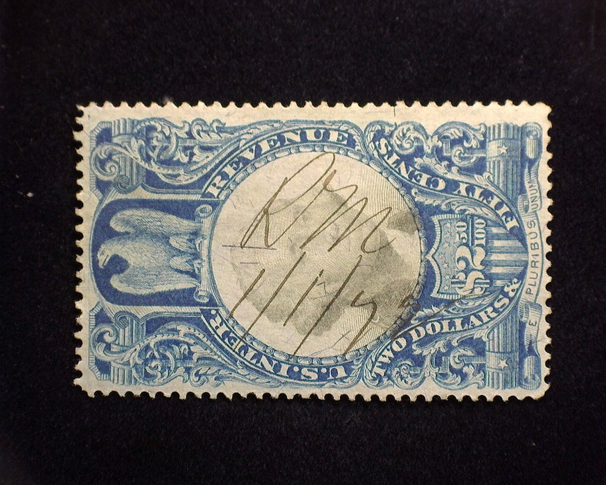 #R124 2.50 Revenue. VF Used US Stamp