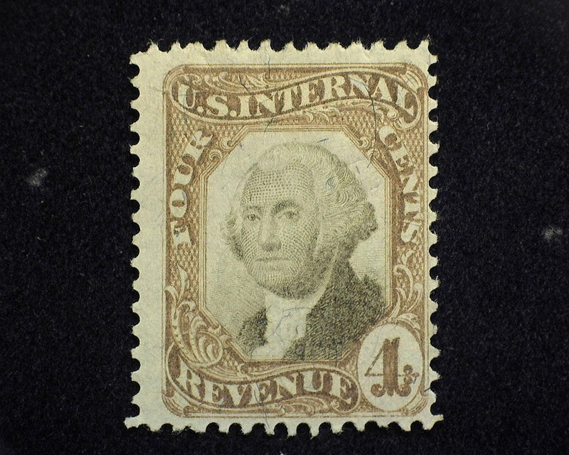 #R136 4c Revenue. Cut cancel. F/VF Used - US Stamp