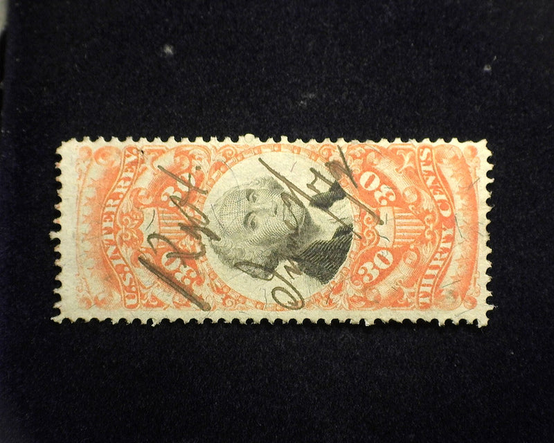 #R140 30c Revenue. F/VF Used - US Stamp