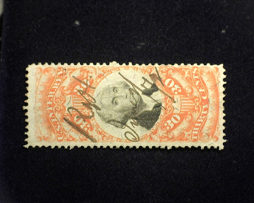 #R140 30 cent Revenue. F/VF Used US Stamp