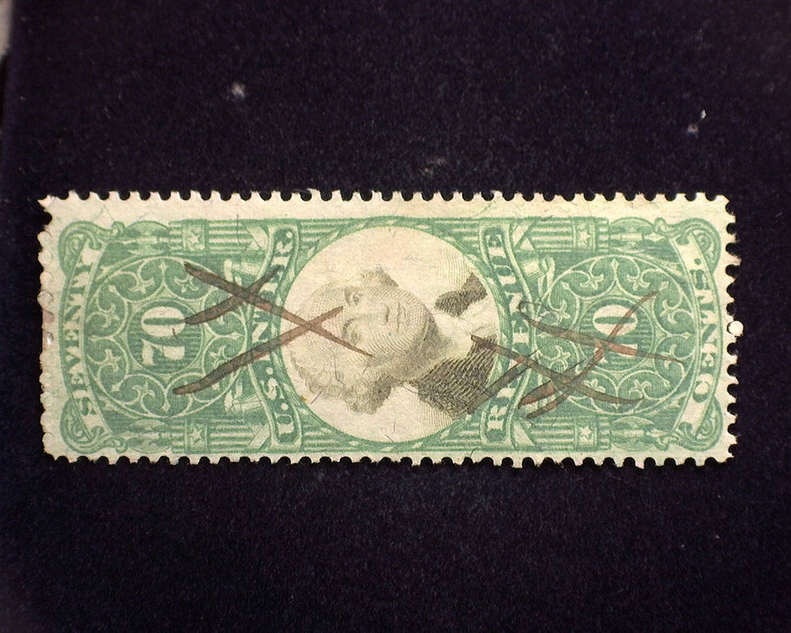 #R143 70 cent Revenue. VF Used US Stamp