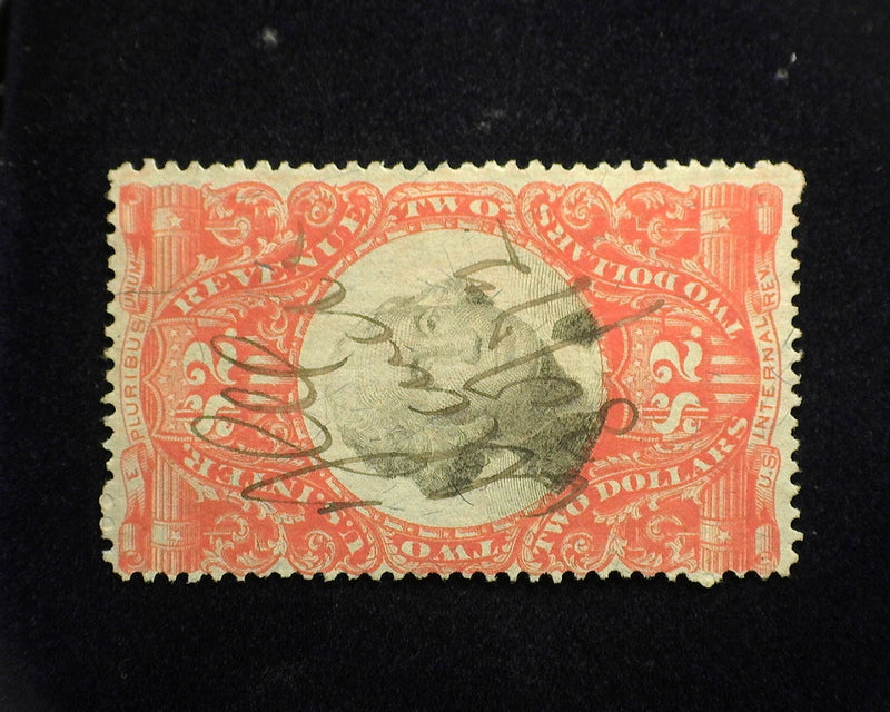 #R145 $2.00 Revenue. F Used - US Stamp