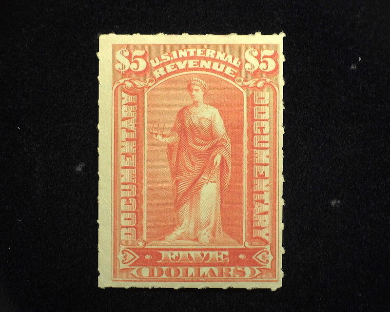 #R175 $5.00 Revenue. Mint F/VF H - US Stamp