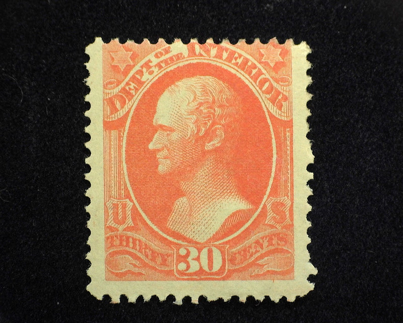 #O23 30c Department of Interior. Mint AVG LH - US Stamp