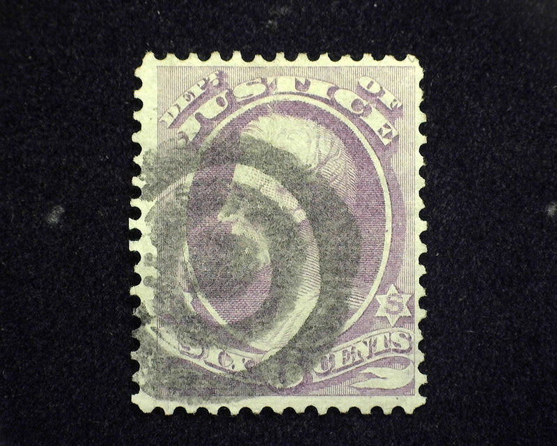 #O28 6c Justice Official Used F/VF - US Stamp