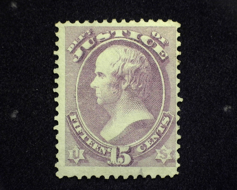 #O31 30c Justice Official Sealed perf and tear at left. Mint F No gum. - US Stamp
