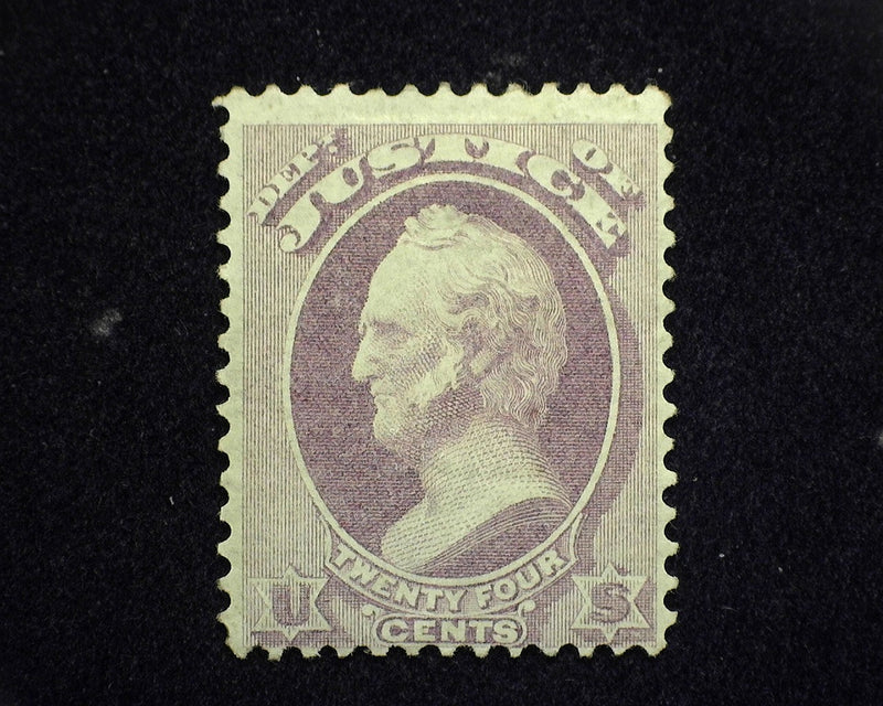 #O32 24c Justice Official Scarce stamp. Mint F H - US Stamp