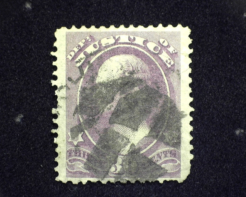 #O33 30c Justice Official Used VF - US Stamp