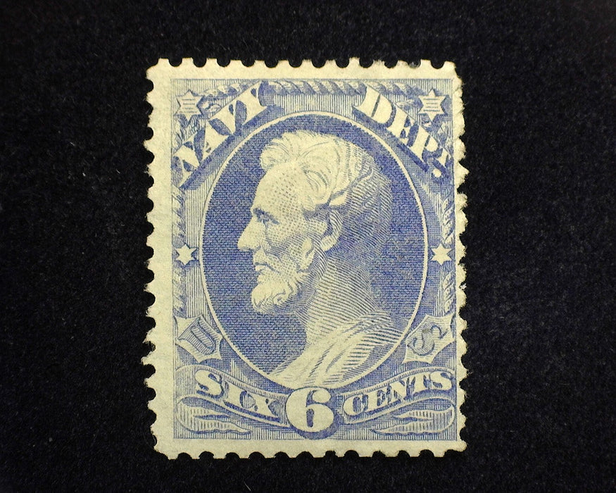 #O38 6 cent Navy. Mint F H US Stamp