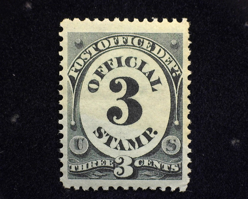 #O49 3c Official. Outstanding "Huge" margin stamp. A Beauty! Mint XF/Sup LH - US Stamp