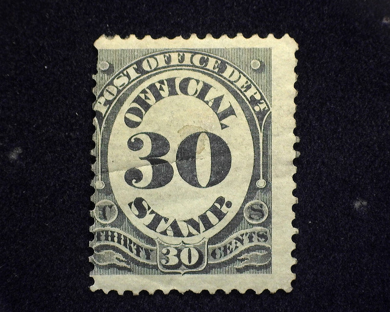 #O55 30c Official. Mint AVG H - US Stamp