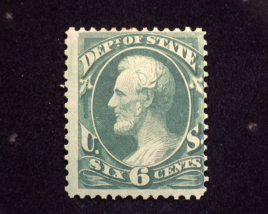 #O60 6 cent Department of State. Mint F LH US Stamp