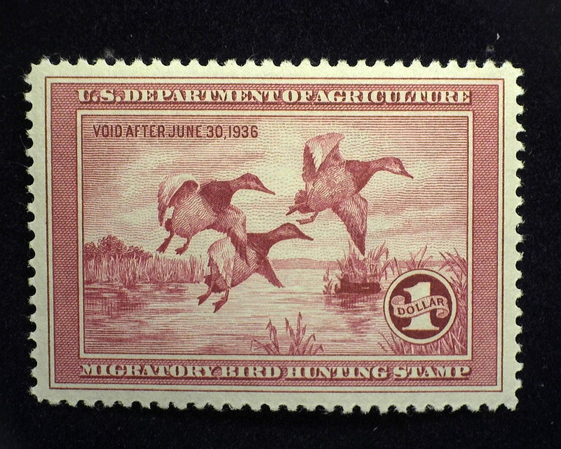 #RW2 $1.00 Hunting Permit. A gem! Mint XF/Sup LH - US Stamp