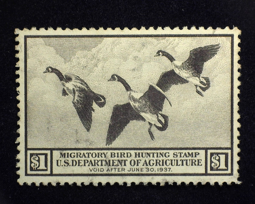 #RW3 1 Dollar Hunting Permit. Nice used stamp, Used XF US Stamp