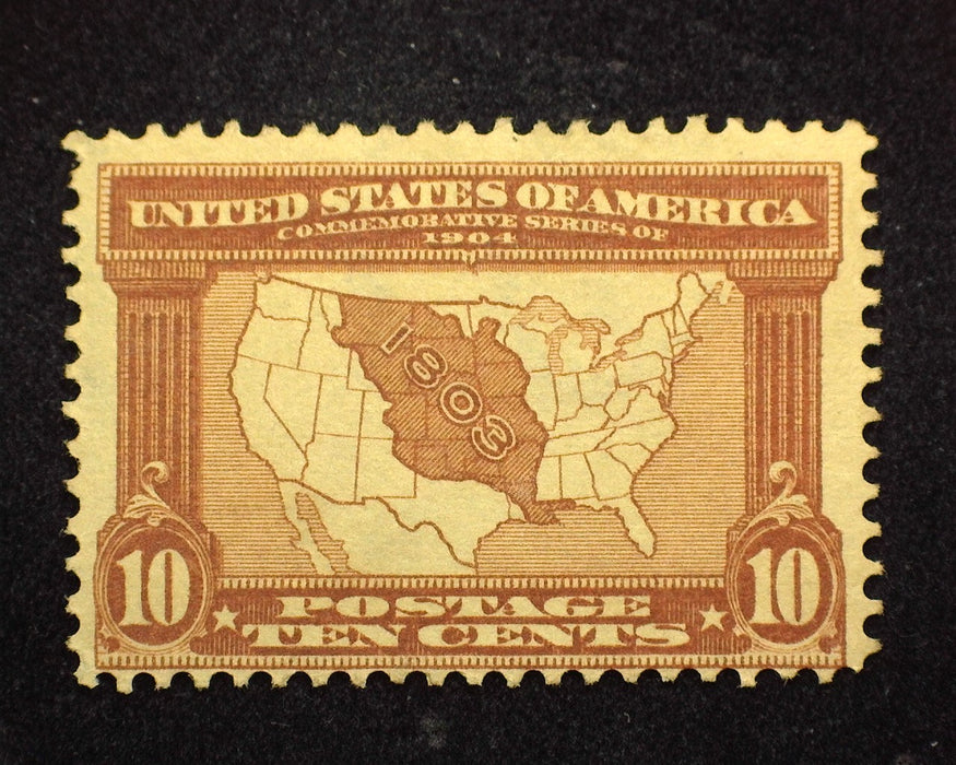 #327 10 Cent Louisiana Purchase Mint F No gum US Stamp