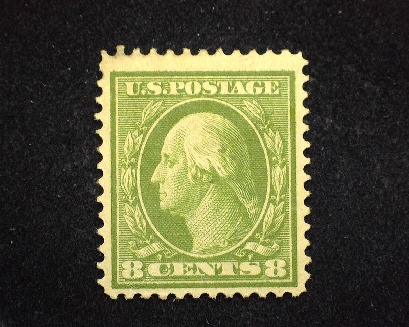 #337 8c Washington Fresh color. Mint VF H - US Stamp