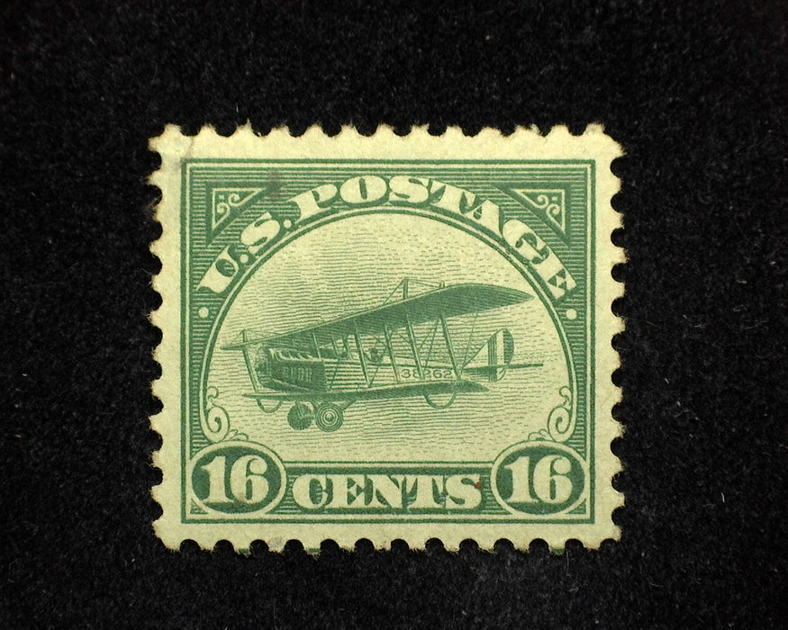 #C2 16c Airmail Choice large margin stamp. Mint XF H - US Stamp