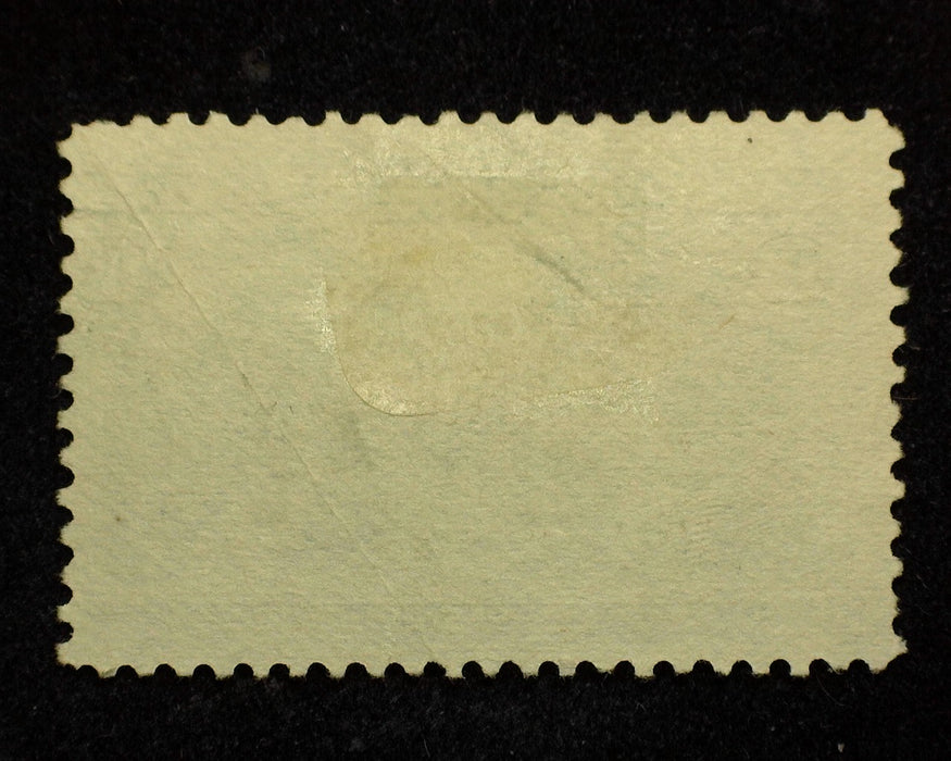 #238 15 cent Columbian Faint creasing. Mint AVG No gum US Stamp