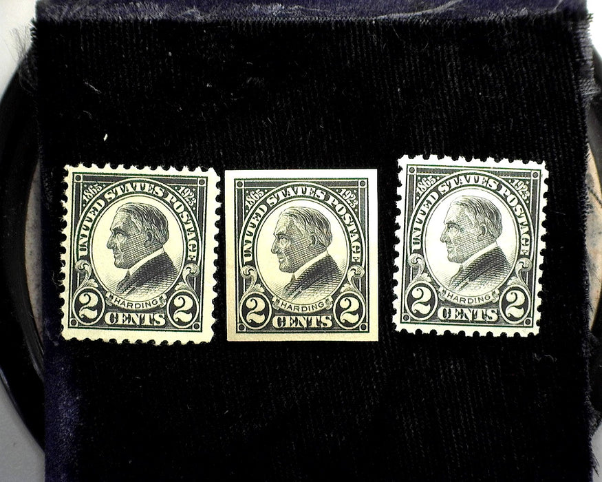#610-612 1923 Harding Issue Mint VF NH US Stamp