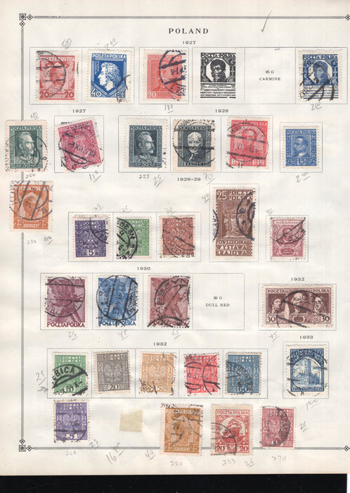 Poland Postage, Occupation, Stamp Lot, Approx Cat $95